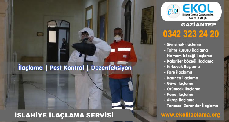 İslahiye İlaçlama Servisi İslahiye İlaçlama Firması